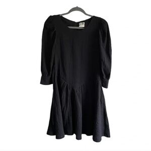 Tach Anker Cotton Mini Dress‎ Black XS